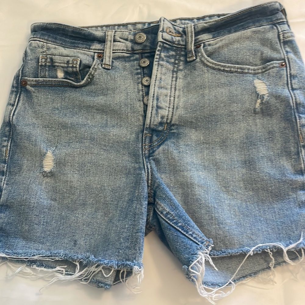 OLD NAVY O C SHORT, button up jean shirt